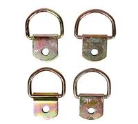 OROK - Anneau arrimage, Anneaux de Fixation pour remorque - 4 pièces - A Fixer - Dimensions Anneau : 48 x 59mm - Dimensions Platine Fixation : 42 x 38mm - Compatible avec Tous Types d'utilisation