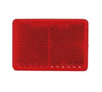 OROK - Catadioptre rectangulaire adhésif/Réflecteur rectangulaire, cataphote - Coloris : Rouge - Dimensions : 57x39mm - Forme : Rectangulaire - 1 pièce - Accessoires universels pour remorque