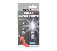 OROK - Colles universelles, Colles fortes - Colle super forte instantanée 3g, colle cyanoacrylate en gel super forte 3g - En tube de 3g - Convient à tous types de bricolages ou réparations