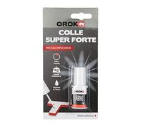 OROK - Colles universelles, Colles fortes - Pot colle super forte 7g, colle cyanoacrylate super forte 7g - En pot de 7g avec pinceau - Convient à tous types de bricolages ou réparations
