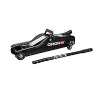 OROK - Cric rouleur Bas, cric rouleur hydraulique - Capacité: 2 tonnes - Poids Net: 10.8 kg - Hauteur Mini: 85 mm - Hauteur Maxi: 330 mm - Vitesse de déclinaison réglable - Tube de Levage sectionnel
