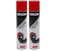 OROK - Entretien des Freins pour Auto et Moto - Spray nettoyant Frein 300ml, Bombe aérosol de nettoyant/dégraissant Frein 300ml - Super dégraissant Frein - Compatible avec Tous Types d'utilisation