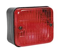 OROK - Feux antibrouillard arrière sans Bride/A Fixer - Dimensions : 87 x 77mm - Entraxe : 55mm - Ampoule P21W fournie - Convient à Tous Types d'utilisations..