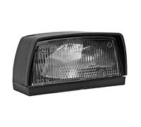 OROK - Feux éclaireur de plaque/A fixer - Eclairage pour plaque d'immatriculation - Ampoule graisseur R5W fournie - Dimensions : 90 x 45 x 45mm - Entraxe : 55mm, claire