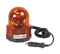 OROK - Gyrophare aimanté 12v Orange (magnétique) - Prise Allume Cigare - Long. câble : 3M - Norme CE - Engins travaux publics et agricoles - Ampoule fournie - Équipement et Fournitures agricole