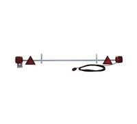 OROK - Kit de signalisation - Rampe de signalisation Fixe, Longueur Tube : 1.60m - Longueur Alimentation : 7.5m - Contient : 2 lanternes (1x 3 Fonctions et 1x 4 Fonctions)
