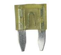 OROK - Lot de 10 Mini fusibles 20A enfichables Vert, fusible Voiture 20A, Mini fusible Plat - pour Tous Types de véhicules (véhicules Utilitaire, engins agricoles) - Fusibles Plats pour Auto