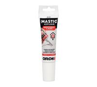 OROK - Mastic acrylique blanc - Contenance: 85 ml - Pour joints de façade, liaison menuiserie/maçonnerie, fissures, raccords - Résiste aux rayons U.V. - Intérieur/Extérieur - Anti-moisissures