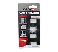 OROK - Pâtes à reboucher, Colles époxy, Colles époxy métal, Colles bi-composant - Pâte à réparer époxy 4x5g, pâte à réparer multi-usages 4x5g - Colle, fixe, rebouche et répare tous types d'objets..