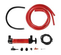 OROK 643452 Pompes pour Auto - Pompe Siphon Manuelle 2-en-1 - Convient pour Le transvasement de Tout Types de Liquide (Carburant, Huile..) et Le gonflage de Tous Types d'objets