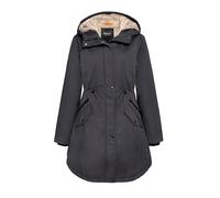 Orolay Blousons Coupe-vent Printemps Manteau Chaud Mi-long D'extérieur pour Femme Gris foncé XXL
