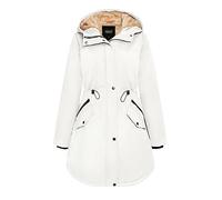 Orolay Blousons Coupe-vent Printemps Manteau Chaud Mi-long D'extérieur pour Femme s Beige L