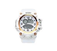 Orolgio Montre de sport numérique à LED de 30 mm, bracelet en résine, écran numérique étanche, pour enfants, résistante aux chocs, multifonction, pour le camping