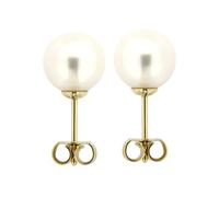 Orolino Boucles d'oreilles or / blanc naturel, Taille One Size