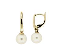 Orolino Boucles d'oreilles or / blanc perle, Taille One Size