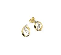 Orolino Boucles d'oreilles or / blanc, Taille One Size