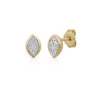 Orolino Boucles d'oreilles or / blanc, Taille One Size