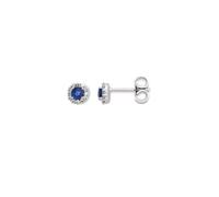 Orolino Boucles d'oreilles saphir / argent, Taille One Size