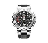 Orologio - Analogique et numérique - Modèle Doppio Display | Orologio Da Polso élégant multifonction | Design moderne, quadrant Doppia Lettura, Stile Professionale, Per Business, Casual, F