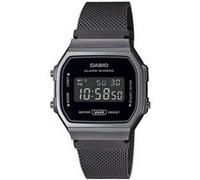 Montre Homme Casio Vintage Iconic - Noir - Chronométrage - Alarme - Etanche 3 ATM