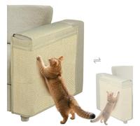Oroonoko 1 protection de canapé contre les griffes de chat | 70 x 50 cm (L x l) - Beige chaud - Protection des meubles - Protège des griffes de chat - Griffoir d'angle pour chat