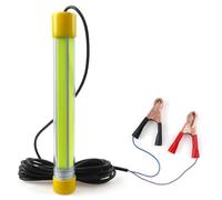 OROOTL Lumière de pêche sous-marine verte 30 000 lumens 12 V 50 W LED submersible lumière de pêche étanche appâts attractifs quai lampe pour calmars, crevettes, snook crappie