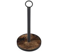 OROPY Porte Sopalin Bois Robuste, Style Ferme pour Comptoir Cuisine, Marron | Base bois robuste, stable et antidérapante. Pour rouleaux standard et jumbo. Facile à déchirer. Idéal pour comptoir cuisine