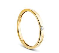 Orovi 9 carats (375/1000) or jaune 375/1000 (9 cts) Balle Blanc Diamant