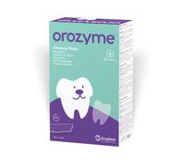 Orozyme Lamelles à mâcher S | 224 g | Complément pour Petits Chiens <10 kg | Ecuphar | Complément alimentaire | Pour l’hygiène buccale et les soins dentaires quotidiens