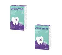 Orozyme Lamelles à mâcher T. M | pour Chiens | 2 x 141 g