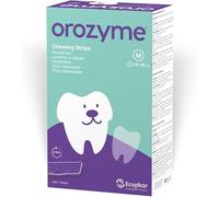 Orozyme Lamelles à mâcher T. M | pour Chiens de Taille Moyenne | 141 g | Ecuphar | Aliment complémentaire | Pour l’hygiène buccale et dentaire quotidienne | Sans colorants ni arômes artificiels