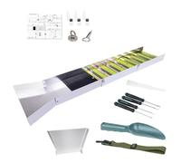 Orpaillage | Collection Complète D'Outils 1 Ensemble - Système de Lavage Manuel de l'Or pour Excavation - pour Prospection Collection Creusement Chasse Gemmes et Roches Enthousiastes Trouvaille Adulte