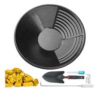 Orpaillage - Kit de Pans de Lavage d'Or | Ensemble Complet D'outils Pour Prospection Collection Découverte Chasse Roches Débutants Enthousiastes Adultes