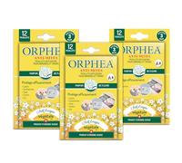 Orphea - Anti Mites Textile, Feuilletts Diffuseurs pour Armoires et Tiroirs (3x12 Pieces) Naturel, Parfum de Fleurs. Anti Mites Ideal pour Vetements, Il agit Immediatement - Durée 3 Mois