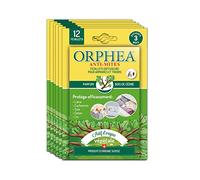 Orphea - Anti Mites Textile, Feuilletts Diffuseurs pour Armoires et Tiroirs (6x12 Pieces) Naturel, Anti Mites Ideal pour Vetements, Il agit Immediatement - Durée 3 Mois (Cedrè)