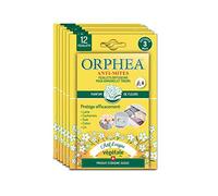 Orphea - Anti Mites Textile, Feuilletts Diffuseurs pour Armoires et Tiroirs (6x12 Pieces) Naturel, Anti Mites Ideal pour Vetements, Il agit Immediatement - Durée 3 Mois (Fleurs)