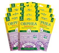 Orphea Lot de 12 feuilles de protection pour tiroirs et armoires - Protège la laine et les fibres naturelles au parfum de lavande Maillette - 12 paquets de 12 feuilles chacune