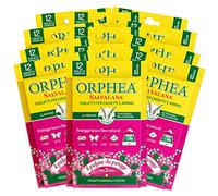 Orphea Lot de 12 feuilles de Salvalana pour tiroirs et armoires protègent la laine et les fibres naturelles au parfum de Patchouli de Malaisie - 12 paquets de 12 feuilles chacune