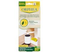 Orphea Piège à poissons d'argent 3 pièces, piège à cafards, effet longue durée de 3 mois, sans insecticides, piège à poissons d'argent à adhésif inodore contre les poissons d'argent