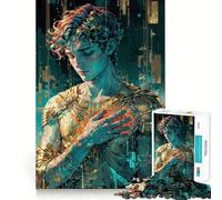 Orphée︰ Lamentation de l'amour Perdu Puzzle pour Adultes 1000 pièces Jeu de logique Robuste Soulagement de la Tension Bords Transparents Cadeau de qualité supérieure (38x26cm)