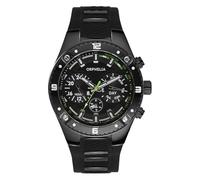 Orphelia - 86502 - Montre Homme - Quartz - Analogique - Aiguilles lumineuses - Bracelet Silicone noir