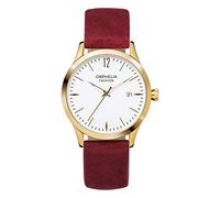 Orphelia Fashion Montre Femme - Quartz - Analogique Suede Bracelet Cuir Bourgogne