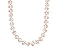 Orphelia Femme Argent plaqué or Rond Transparent Zircon