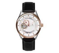 ORPHELIA Homme Analogique Automatique Montre avec Bracelet en Cuir OR91802