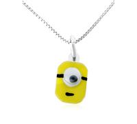 ORPHELIA SILVER Parure de Cordon et Pendentif Minion en Argent Sterling 925 millièmes, Argent Sterling