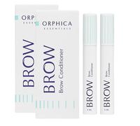 ORPHICA BROW Sérum pour sourcils 2 x 4 ml pour sourcils forts et pleins - Avec extrait d'ortie et de ginseng - Peptides - Gel pour la croissance accélérée