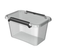 ORPLAST SimpleStore Lot de 6 boîtes avec clips 0,65 l 15 x 9,5 x 8,5 cm Transparent