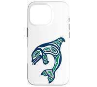 Orque amérindienne - Orque du Pacifique Northwest Coque pour iPhone 16 Pro