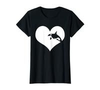 Orque Baleine pour filles et femmes qui aiment Orcas T-Shirt