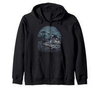 Orque, côte du Pacifique, Vagues, océan, Oregon, Washington Sweat à Capuche